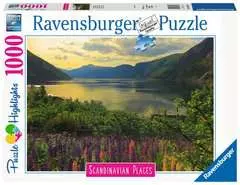 Puzzle 1000 p - Fjord en Norvège (Puzzle Highlights) - Image 1 - Cliquer pour agrandir