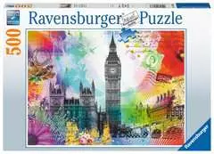 Puzzle 500 p - Carte de Londres - Image 1 - Cliquer pour agrandir