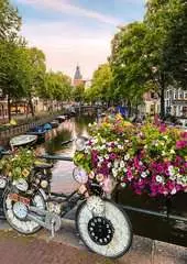 Puzzle 1000 p - Vélo et fleurs à Amsterdam​ - Image 2 - Cliquer pour agrandir