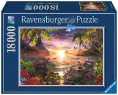 Puzzle 18000 p - Paradis au soleil couchant - Image 1 - Cliquer pour agrandir