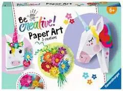 Paper Art Licornes et fleurs - Image 1 - Cliquer pour agrandir
