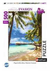 Nathan puzzle 500 p - Plage de Bora-Bora, Polynésie française - Image 1 - Cliquer pour agrandir