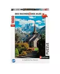 Nathan puzzle 1000 p - La chapelle des Praz, Chamonix / Des racines et des ailes - Image 1 - Cliquer pour agrandir