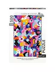 Nathan puzzle 500 p - Amour tropicosmique II / Guillaume & Laurie (Collection Carte blanche) - Image 1 - Cliquer pour agrandir