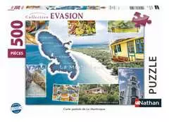 Nathan puzzle 500 p - Carte postale de La Martinique - Image 1 - Cliquer pour agrandir