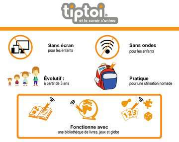 tiptoi® - Coffret complet lecteur interactif + Livre Imagier A la