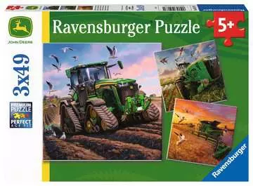 Puzzles 3x49 p - Les saisons / John Deere Puzzle;Puzzle enfant - Image 1 - Ravensburger