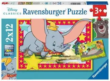 Puzzles 2x12 p - L appel de l aventure / Disney Puzzle;Puzzle enfant - Image 1 - Ravensburger