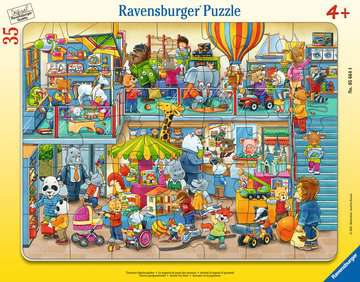 Puzzle cadre 30-48 p - Le magasin de jouets des animaux, Puzzle enfant, Puzzle, Produits