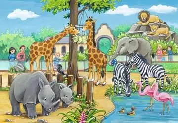 Puzzles 2x24 p - Bienvenue au zoo Puzzle;Puzzle enfant - Image 2 - Ravensburger