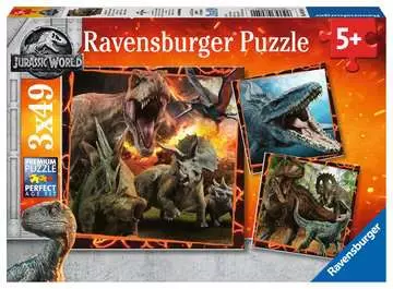 Puzzles 3x49 p - Instinct de chasseur / Jurassic World Puzzle;Puzzle enfant - Image 1 - Ravensburger