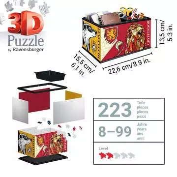 Puzzle 3D Boite de rangement - Harry Potter Puzzle 3D;Puzzles 3D Objets à fonction - Image 5 - Ravensburger