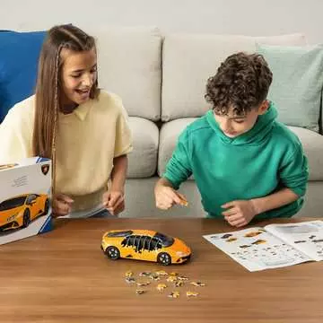 Puzzle 3D Lamborghini Huracán EVO orange Puzzle 3D;Puzzles 3D Objets iconiques - Image 4 - Ravensburger