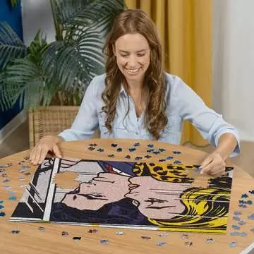 Puzzle 1000 p Art collection - In the Car / Roy Lichtenstein Puzzle;Puzzle adulte - Image 2 - Ravensburger