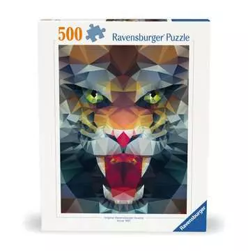 Puzzle 500 p - Lion de polygone Puzzle;Puzzle adulte - Image 1 - Ravensburger