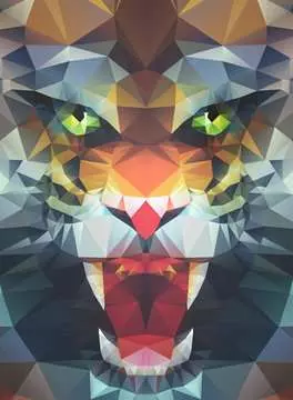Lion de polygone Puzzle;Puzzle adulte - Image 2 - Ravensburger