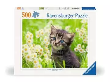 Puzzle 500 p - Chaton dans la prairie Puzzle;Puzzle adulte - Image 1 - Ravensburger