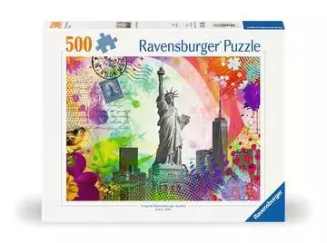 Puzzle 500 p - Carte postale de New York Puzzle;Puzzle adulte - Image 1 - Ravensburger