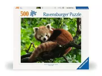 Puzzle 500 p - Adorable Panda roux Puzzle;Puzzle adulte - Image 1 - Ravensburger
