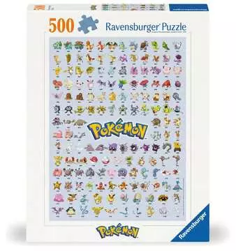 Puzzle 500 p - Pokédex première génération / Pokémon Puzzle;Puzzle adulte - Image 1 - Ravensburger