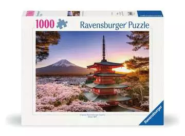 Puzzle 1000 p - Cerisiers en fleurs du Mont Fuji Puzzle;Puzzle adulte - Image 1 - Ravensburger