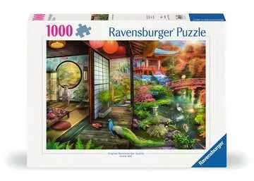 Puzzle 1000 p - L heure du thé au jardin japonais Puzzle;Puzzle adulte - Image 1 - Ravensburger