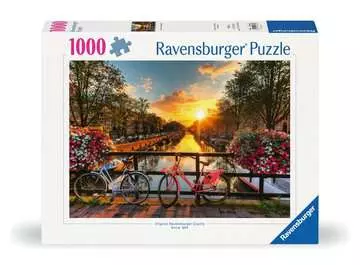 Puzzle 1000 p - Vélos à Amsterdam Puzzle;Puzzle adulte - Image 1 - Ravensburger
