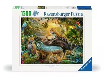 Puzzle 1500 p - Léopards dans la jungle Puzzle;Puzzle adulte - Image 1 - Ravensburger