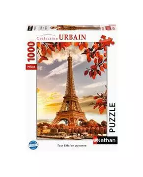 Nathan puzzle 1000 p - Tour Eiffel en automne Puzzle Nathan;Puzzle adulte - Image 1 - Ravensburger