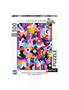 Nathan puzzle 500 p - Amour tropicosmique II / Guillaume & Laurie (Collection Carte blanche) Puzzle Nathan;Puzzle adulte - Image 1 - Ravensburger