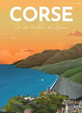 Affiche de la Corse / Louis l Affiche Puzzle Nathan;Puzzle adulte - Image 2 - Ravensburger