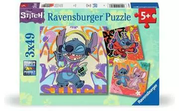 Puzzles 3x49 p - Jouer toute la journée / Disney Stitch Puzzle;Puzzle enfant - Image 1 - Ravensburger