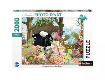 Nathan puzzle 2000 p - Curieux jardin Puzzle Nathan;Puzzle adulte - Image 1 - Ravensburger
