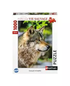 Loup gris européen Puzzle Nathan;Puzzle adulte - Image 1 - Ravensburger