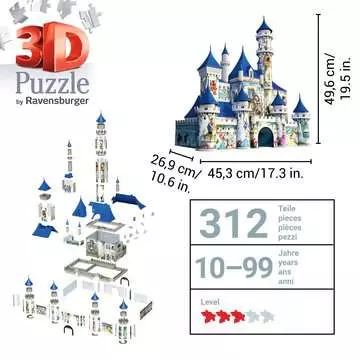 Puzzle 3D Château de Disney Puzzle 3D;Puzzles 3D Objets iconiques - Image 6 - Ravensburger