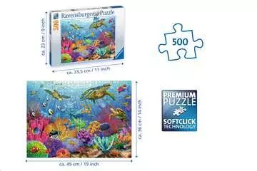 Puzzle 500 p - Eaux tropicales Puzzle;Puzzle adulte - Image 5 - Ravensburger