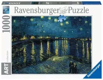Puzzle 1000 p Art collection - La nuit étoilée sur le Rhône / Vincent Van Gogh Puzzle;Puzzle adulte - Image 1 - Ravensburger