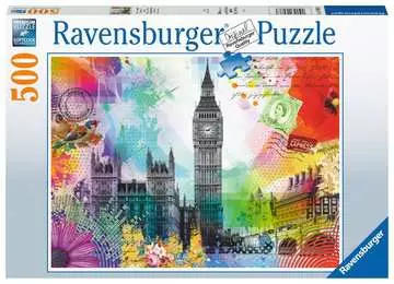Puzzle 500 p - Carte de Londres Puzzle;Puzzle adulte - Image 1 - Ravensburger