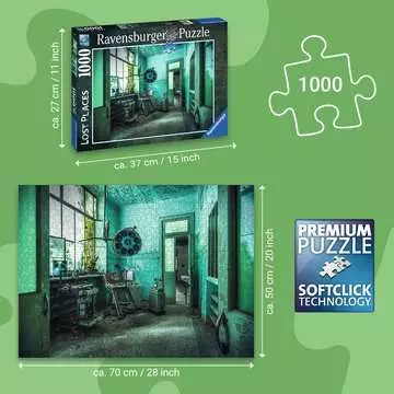 Puzzle 1000 p - L hôpital psychiatrique (Lost Places) Puzzle;Puzzle adulte - Image 4 - Ravensburger