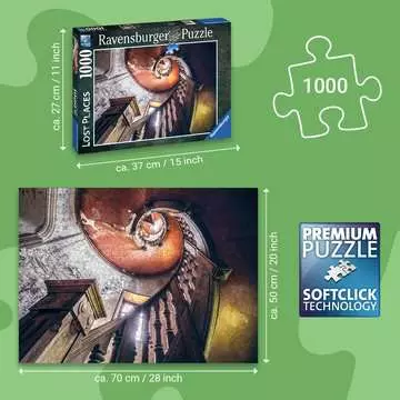 Puzzle 1000 p - Escalier en colimaçon (Lost Places) Puzzle;Puzzle adulte - Image 4 - Ravensburger