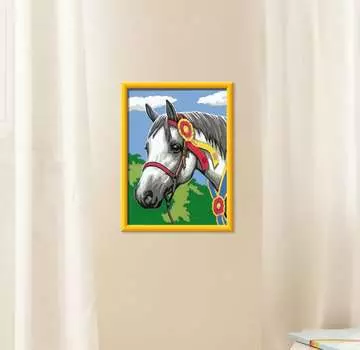 Numéro d art - 18x24cm - Cheval à la cocarde Loisirs créatifs;Peinture - Numéro d art - Image 4 - Ravensburger