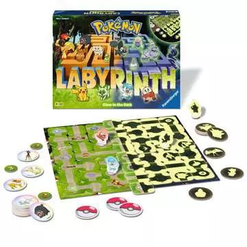 Labyrinthe Pokémon - Édition Phosphorescent Jeux de société;Jeux famille - Image 3 - Ravensburger