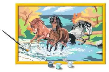 Numéro d art - 31x21cm - Horde de chevaux Loisirs créatifs;Peinture - Numéro d art - Image 3 - Ravensburger