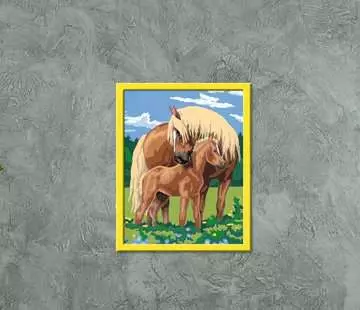 Numéro d art - 31x21cm - Fiers chevaux Loisirs créatifs;Peinture - Numéro d art - Image 5 - Ravensburger