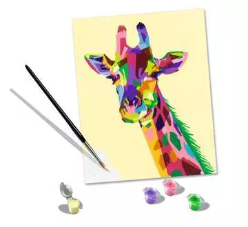 CreArt - 24x30 cm - girafe Loisirs créatifs;Peinture - Numéro d art - Image 3 - Ravensburger