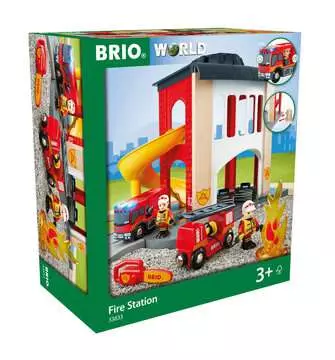 Caserne de Pompiers BRIO;BRIO Trains - Image 1 - Ravensburger