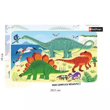 Nathan puzzle cadre 15 p - Les dinosaures du Jurassique Puzzle Nathan;Puzzle enfant - Image 2 - Ravensburger